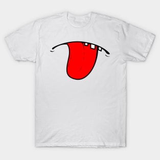 Funny Tongue Out Face Mouth T-Shirt